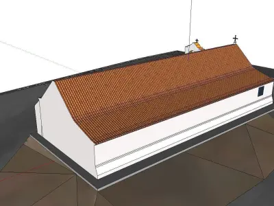 Architecture-Religion-God-Culture-Temple-0133 church in portugal 3D model