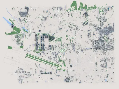 Tehran City Iran 3D model