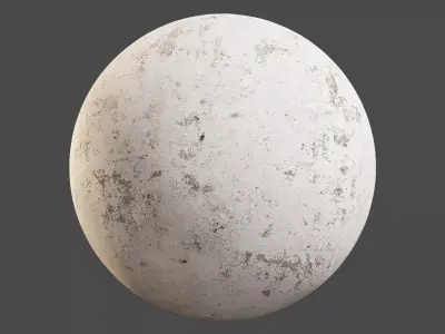 White Painted Plaster Wall Texture