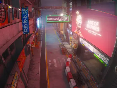 Hong Kong Street 3D model