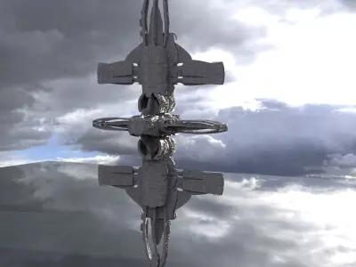 Sci fi Structure  3D model