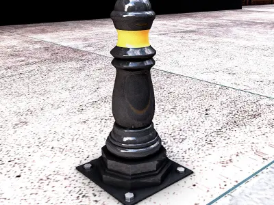 Modular City Low-poly 3D model