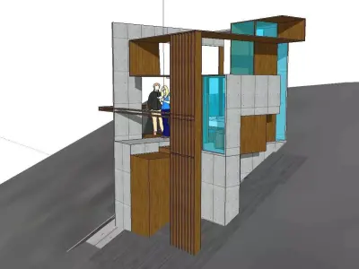 Creative Design-Holiday Cabin-020 3D model