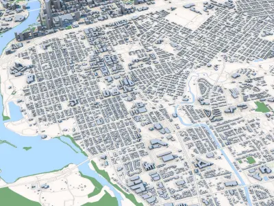 Austin City Texas United States 3D model