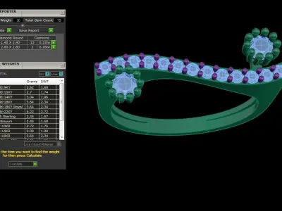 Light Wt Ring - 83 3D print model