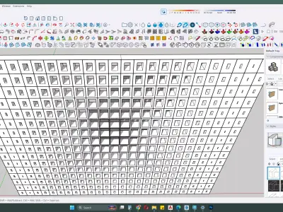 Parametric Wall System SketchUp 3D Model 3D model