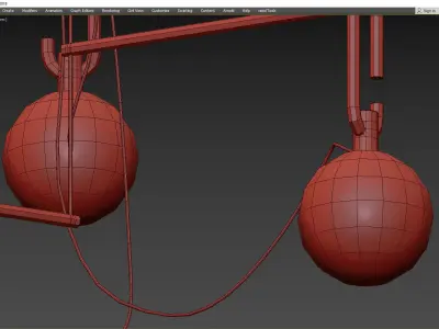 NH S3 SUSPENSION Low-poly 3D model