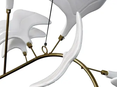 Gingko Julietta Chandelier  Low-poly 3D model