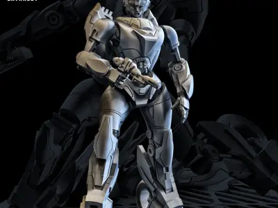 Iron Thighs of Thunder 100mm 3D print model