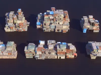  Shantytown modules Informal Settlement assets 