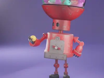 The Curious One - Robot Model 3D model