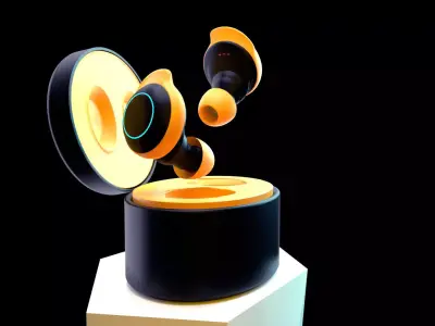 low poly Ear buds 3Dmodel Low-poly 3D model