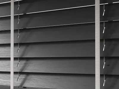 Wooden Blinds Set 35 3D model