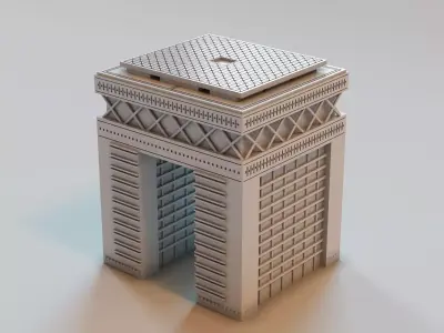Dubai International Financial Centre DIFC 3D print model