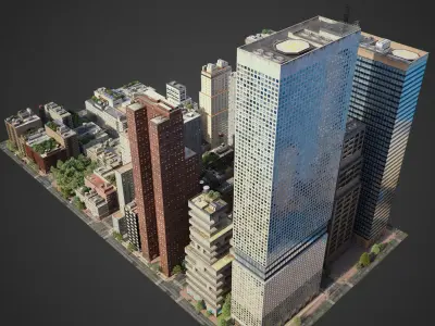 City District C2-A40 3D model