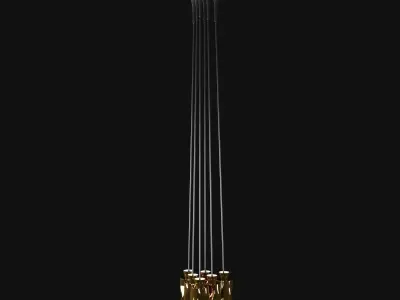 Inside Bubble Ceiling Light 3D model