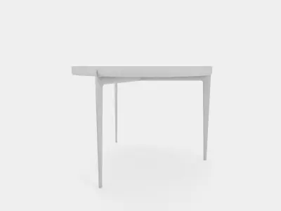 Modern metal coffee table 3D model