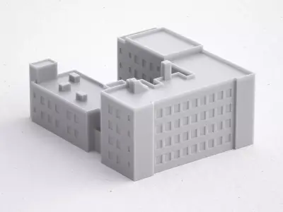 3D Print miniature building RB-US-NY-064 3D print model