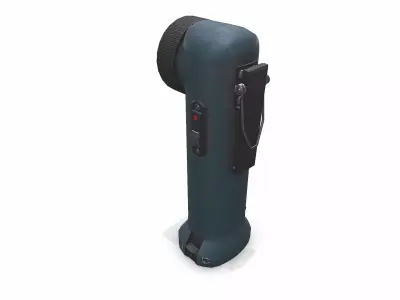 Anglehead Flashlight Low-poly PBR Low-poly 3D model