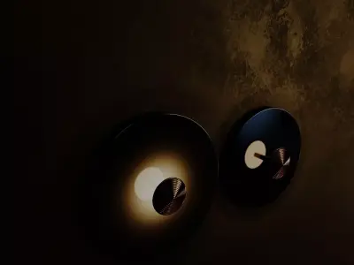 LEIA Wall light fixture Render ready vray and Corona 3D model