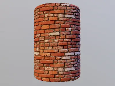 Old Brick Wall PBR Texture 05 Texture