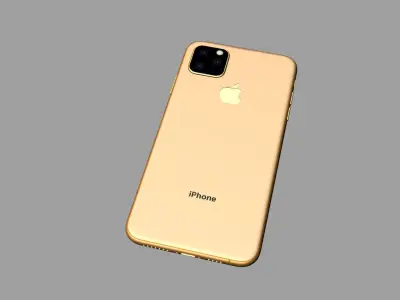 2019 iphone XI Max gold 3D print model