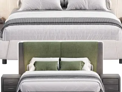 Kailua bed by Ditre Italia 3D model