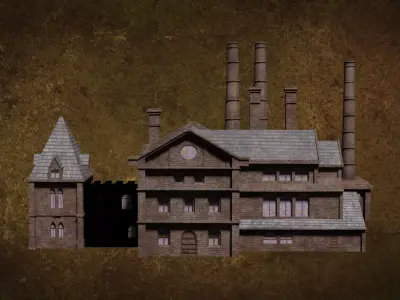 Build - Castle Walls Series Cinder Bastion N1 3D model