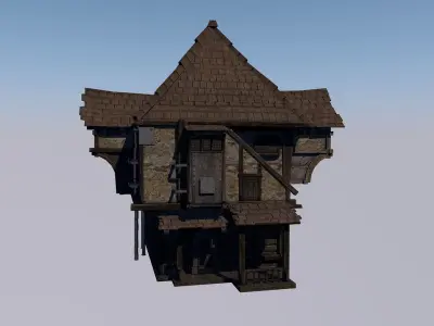 Fantasy House 3D model buy
