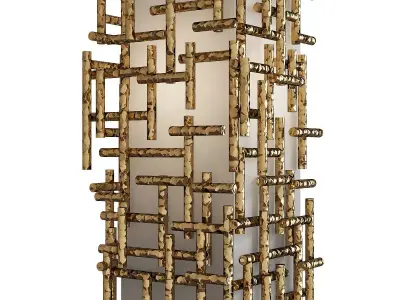 Farrah Wall Sconce Low-poly 3D model