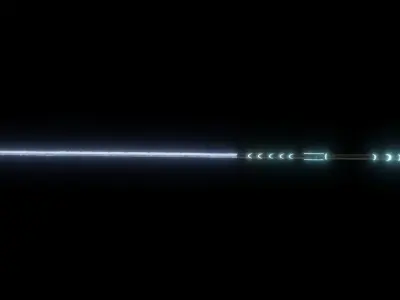 luminous sword 3D model
