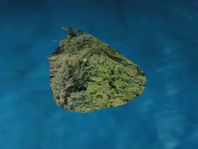 Srilanka 3d map Free low-poly 3D model