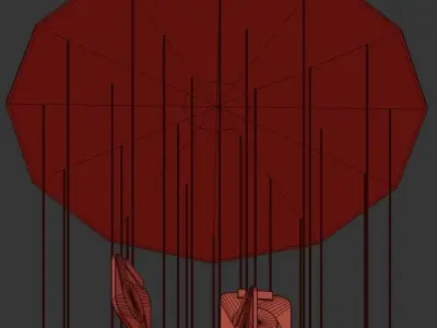 Golden Cloud 3D model