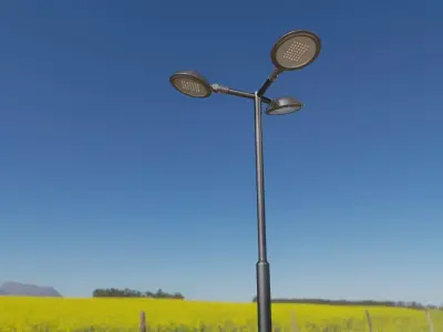 Street Light 15 version 3 3m with pole 3 Low-poly 3D model