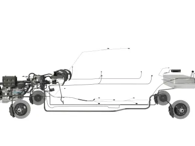  Car With Internal Parts 