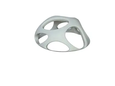 SciFi Cube Object No 47957 Low Poly Shape Low-poly 3D model