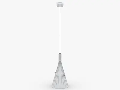 1495 - Hanging Lamp Low-poly 3D model