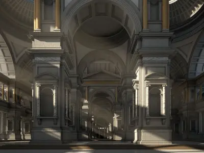 Hall of an Ancient Palace 3D model