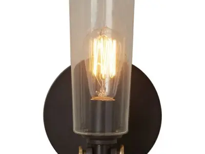 Mamani Light Western Bronze Armed Sconce 3D model