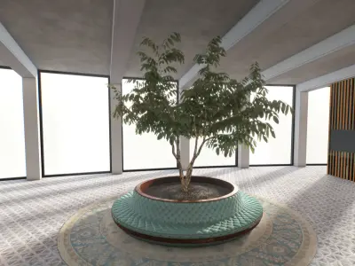 Virtual-Reality ART Gallery The Sun 2023 3D model