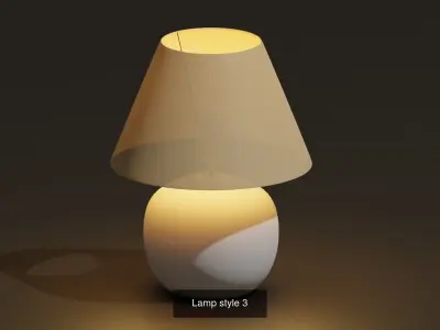 Lamp collection 3D Model Pack