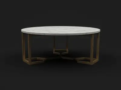 Four Hands - Naomi Coffee Table Low-poly 3D model