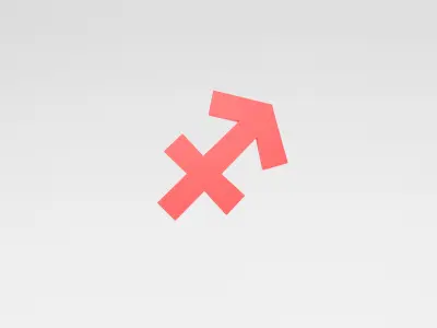 Sagittarius v1 003 Low-poly 3D model