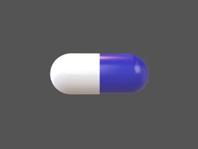 Pills v4 005 Low-poly 3D model