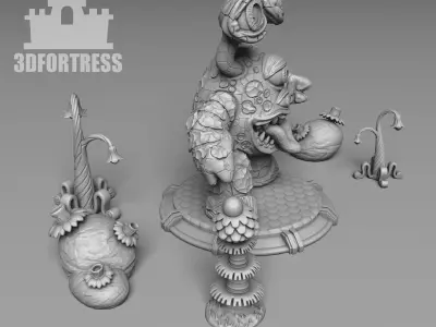 Alien Stone Gremlin 3D print model
