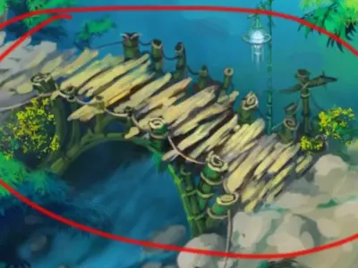 Forget the forest - Bamboo Bridge 23 3D model