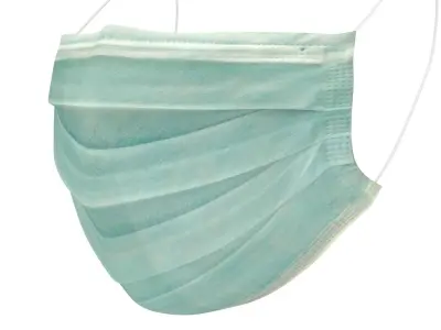 Surgical Mask - PBR Low-poly 3D model