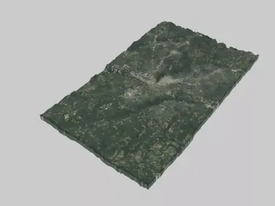 Richmond City Low-poly 3D model