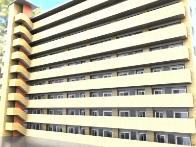 Japanese Apartment 3D model