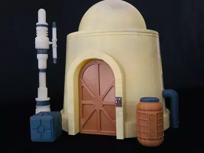 Tatooine Building Diorama 3 3D print model